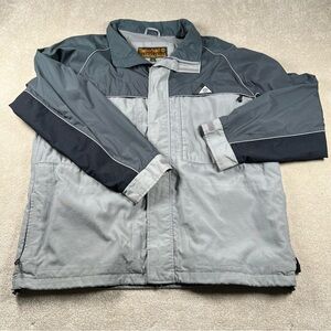 Timberland Jacket Weathergear Lightweight Zip Snap‎ Grey Front Pockets Men's XL